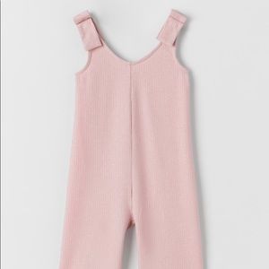 Zara Sparkly Bow Overalls